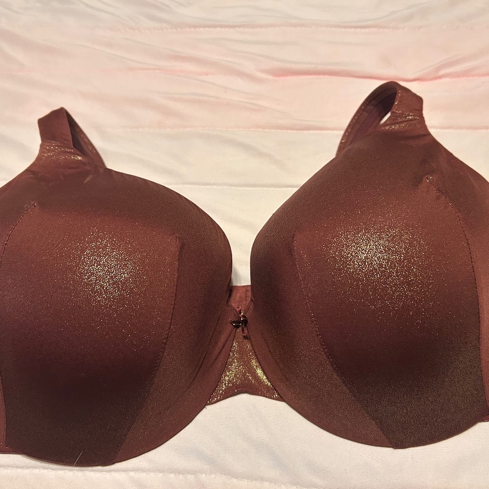 Cacique Rust Metalic Full Coverage 44DD Bra